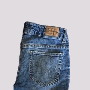 Aeropostale Bayla Blue Denim Skinny Jeans Junior Size 1/2 Short Petite